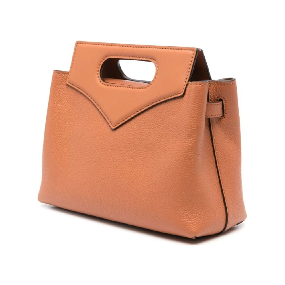 MCM Kameelbruine leren schoudertas Brown Dames