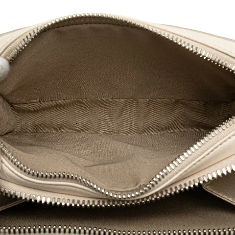 Dior Vintage Pre-owned Canvas shoulder-bags Beige Dames