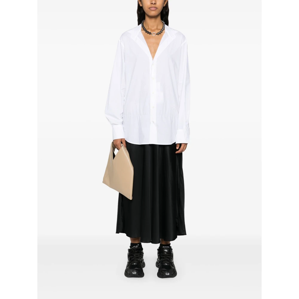 MM6 Maison Margiela Stijlvolle Mini Jurk voor Vrouwen White Dames