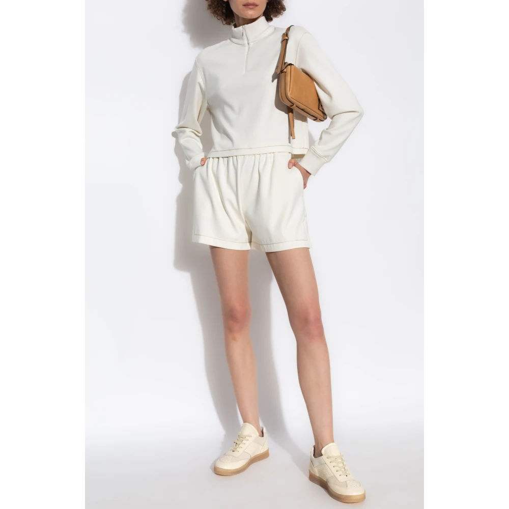 Theory Sweatshirt met ritssluiting Beige Dames