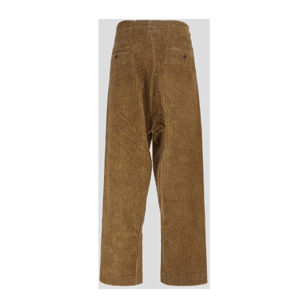 UMA Wang Katoenen Perch Broek Beige Heren