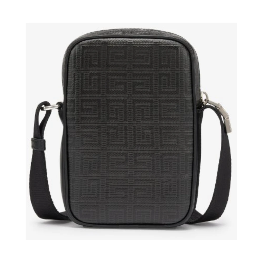 Givenchy 4G Coated Canvas Cross Bag Black Heren