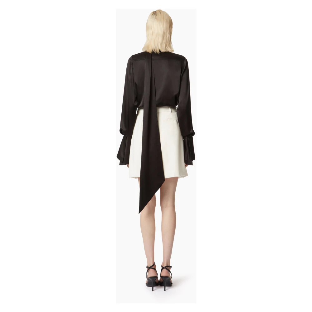 Nina Ricci Satin Lavaliere Black Dames