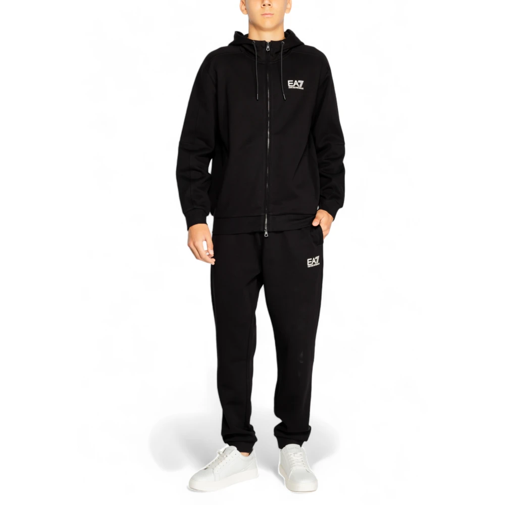 Emporio Armani EA7 Heren Tute Herfst Winter Collectie Black Heren