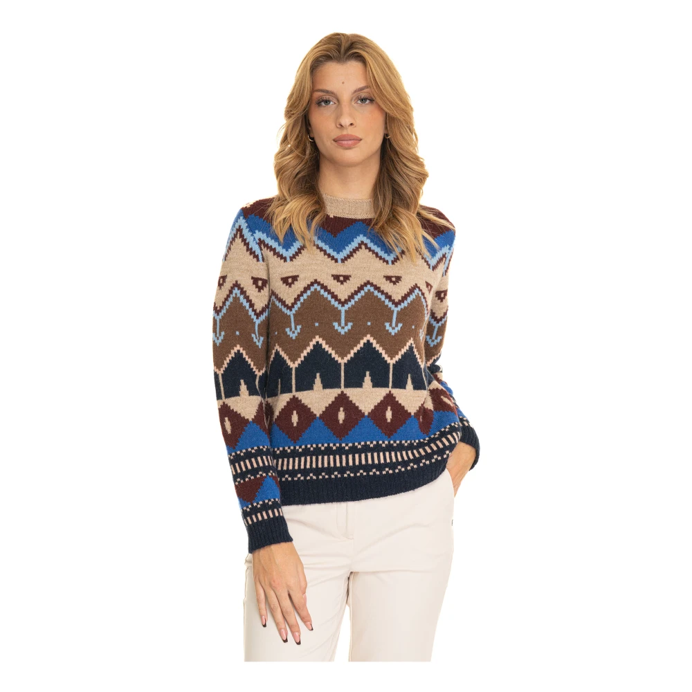 Max Mara Weekend Stijlvolle Gebreide Trui voor Vrouwen Red Dames