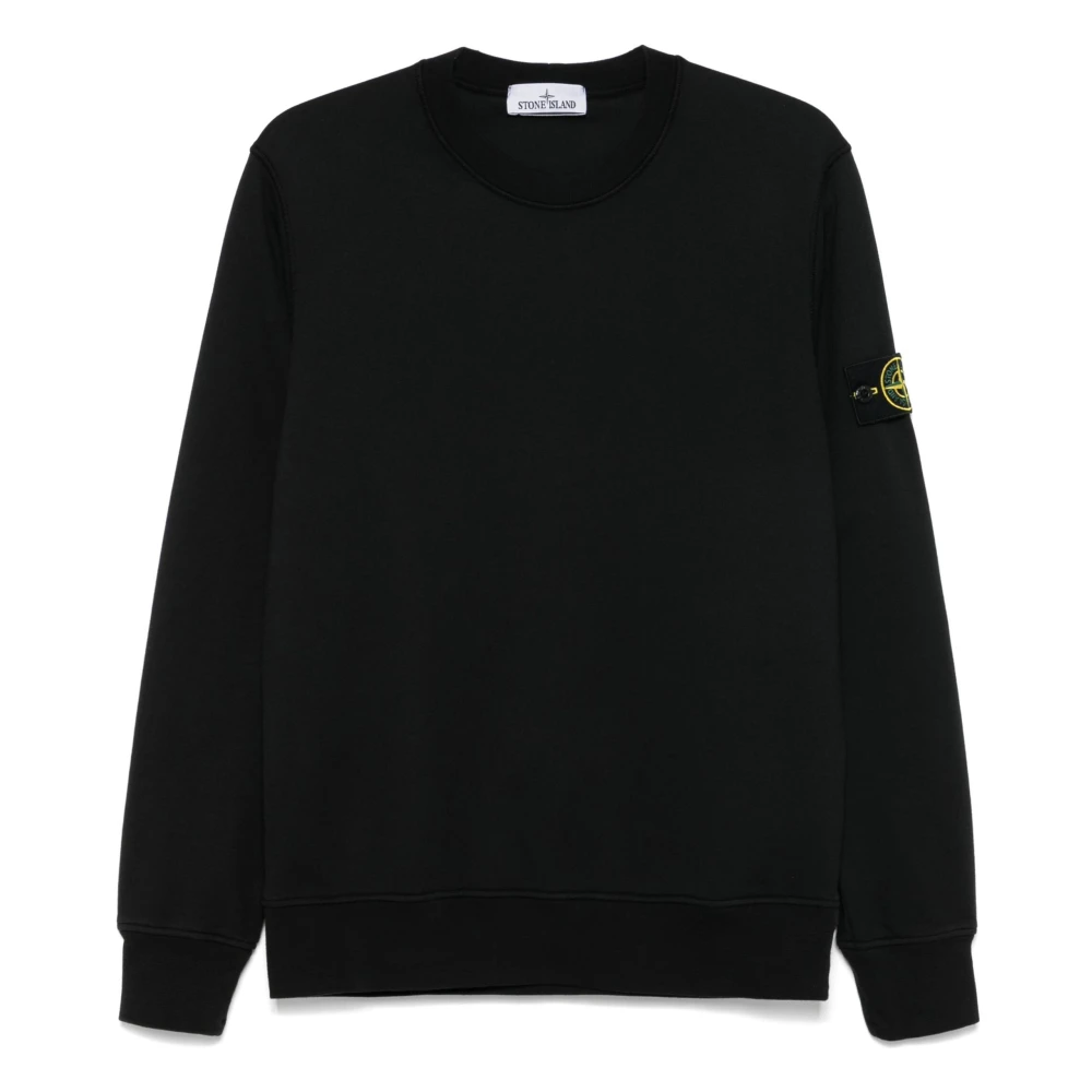 Stone Island Casual Hooded Sweatshirt voor mannen Black Heren