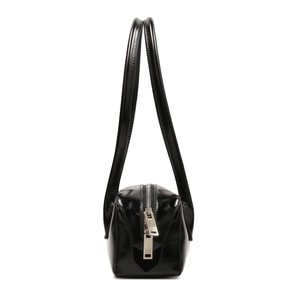 Kazar Studio Zwarte schoudertas met langwerpige vorm Black Dames
