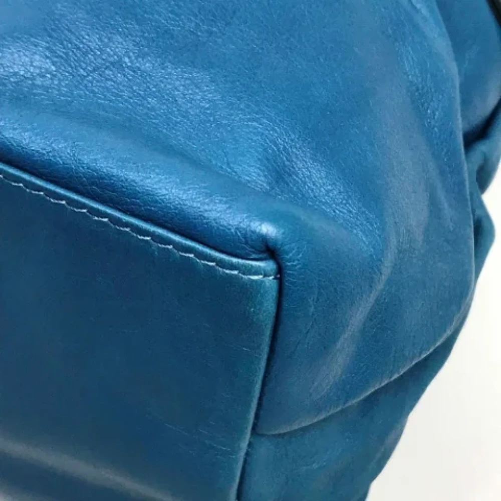 Chloé Pre-owned Leather handbags Blue Dames