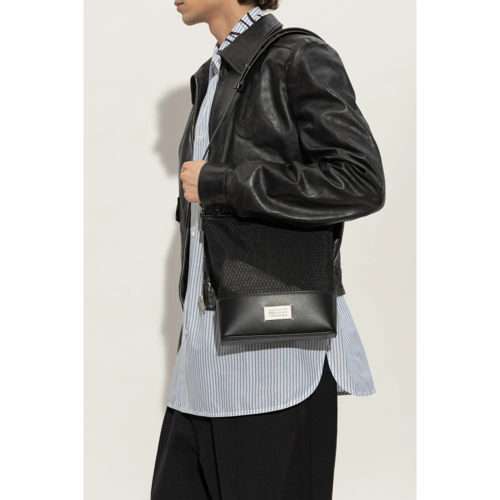 Maison Margiela Tas met logo Black Unisex