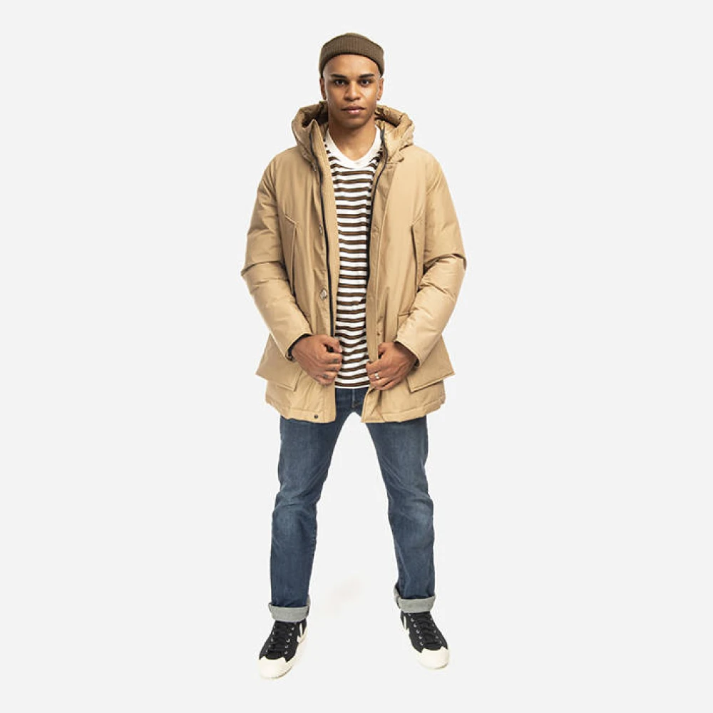 Woolrich Winterjas Beige Heren