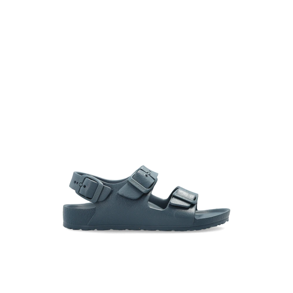 Birkenstock Unisex Kids Gray Milano Eva Kids Narrow Fit - Kids Sandals - 32 Eu - Kids