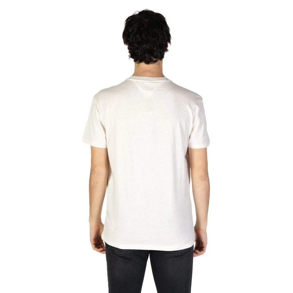Tommy Jeans Beige Katoenen Gerecycled T-Shirt Lente Zomer Beige Heren