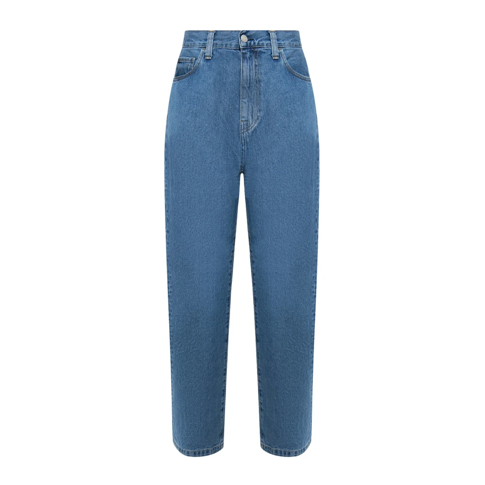 Carhartt Wip Men's Blue Landon Jeans With Logo - Loose Fit Jeans - W34 - Jeans