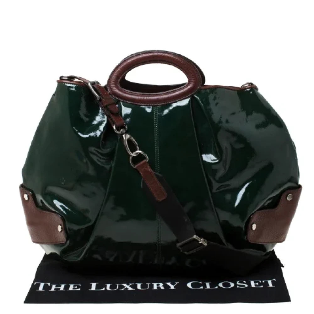 Marni Pre-owned Leather handbags Green Dames