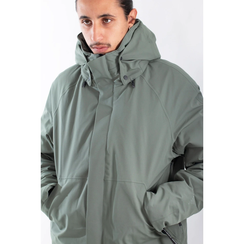Krakatau Waterdichte korte jas in Jade Green Heren
