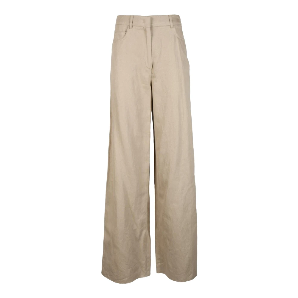 Trousers > Wide Trousers - - Max Mara Studio - Modalova