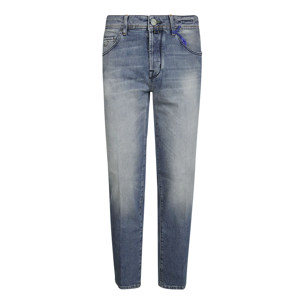 Jacob Cohën Slim Crop Jeans voor Mannen Blue Heren