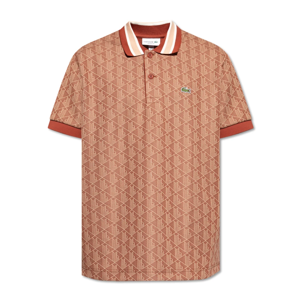 Lacoste Polo met logo Multicolor Heren
