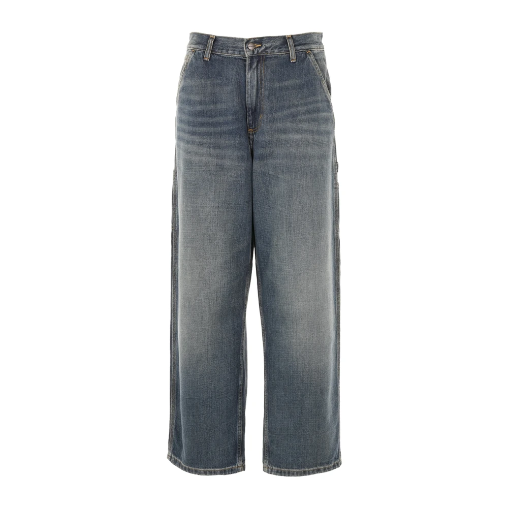 Carhartt Wip Women's Blue Loose Fit Jeans, L, Loose-Fit Jeans