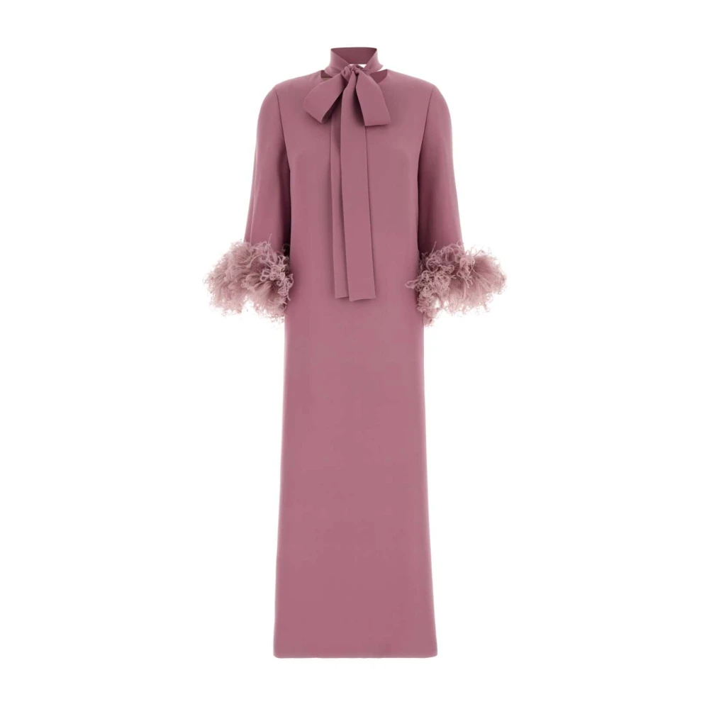 Valentino Garavani Women's Pink Antiqued Crepe Dress