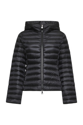 manteau-noir-a-capuche-en-duvet
