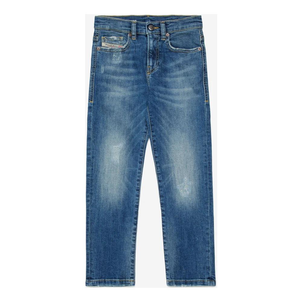 Diesel Unisex Kids Blue Jeans, 16 Y, 2020 D-Viker Cotton Jeans