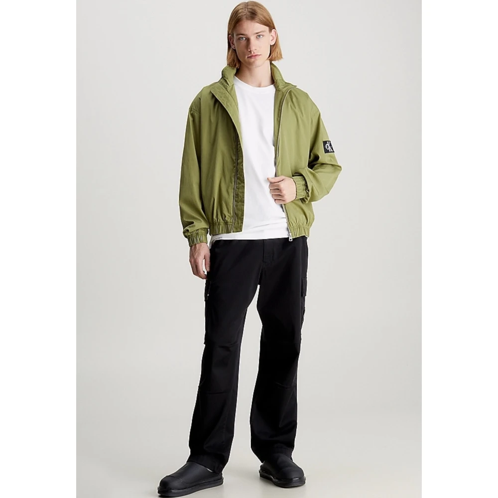 Calvin Klein Jeans Donker Juniper Casual Utility Jas Green Heren