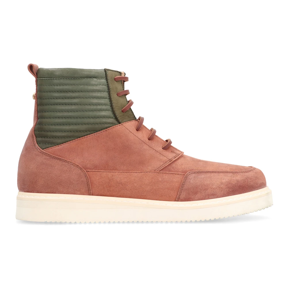 Volta High-top Sneakers met Ronde Neus Heren Schoenen Bruin