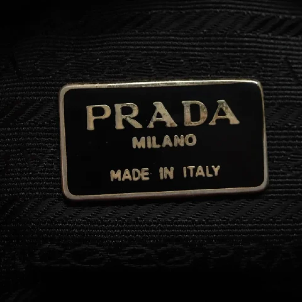 Prada Vintage Pre-owned Fabric clutches Red Dames
