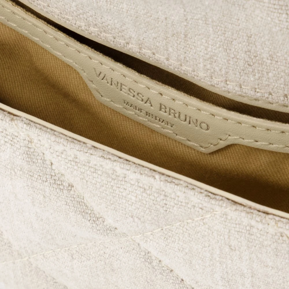 Vanessa Bruno Beige Moon Bag Linen Style Beige Dames