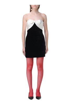 elegant-velvet-mini-dress-with-bow