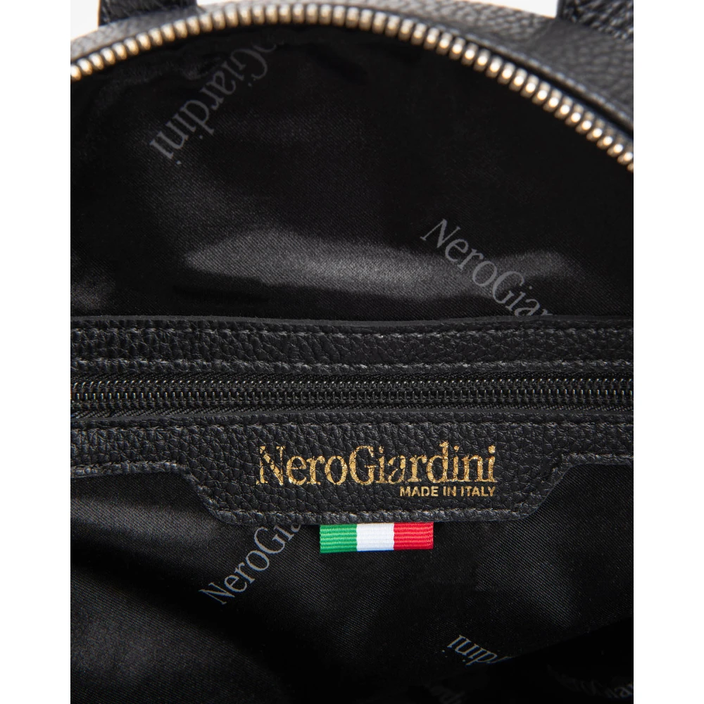 Nerogiardini Zwarte Technische Materiaal Dames Rugzak Black Dames