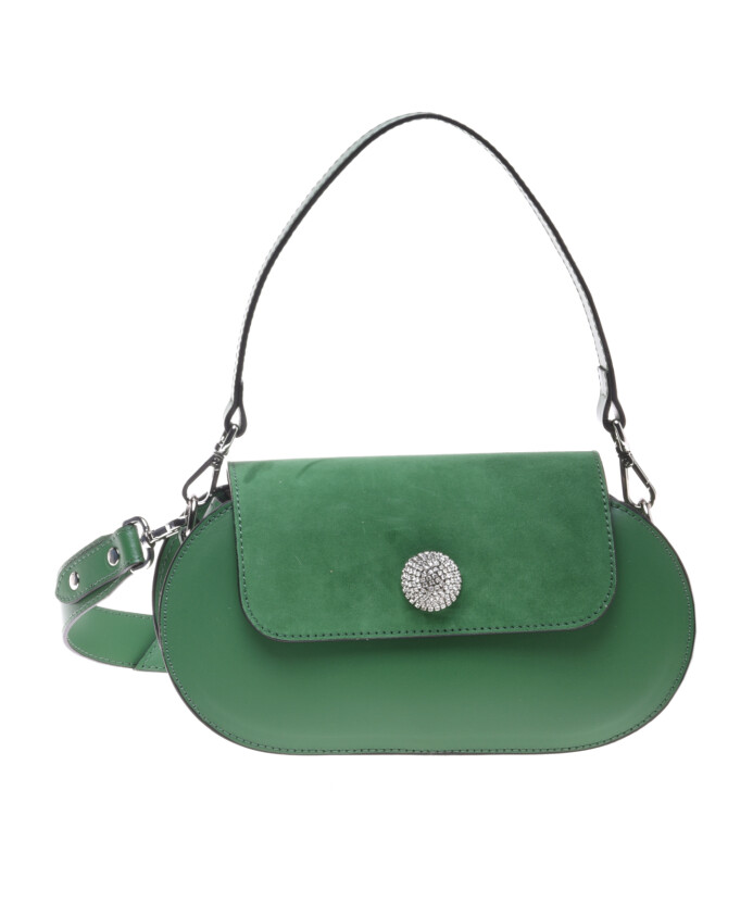 green-suede-and-calfskin-shoulder-bag