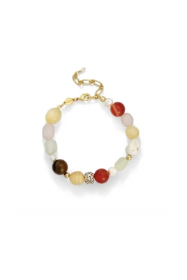 Multifärgad Seaside Armband med ädelstenar