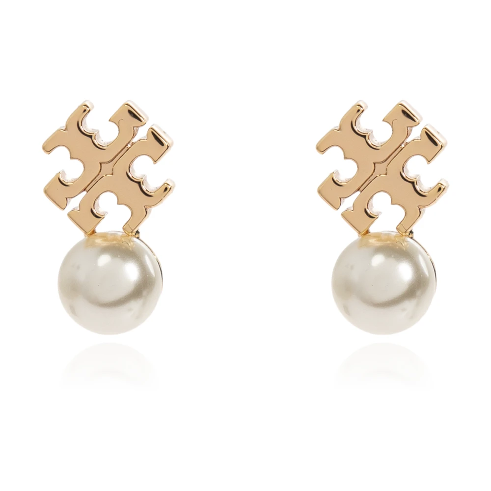 Tory Burch Donna Giallo - Glass Pearl Earrings - Accessories - One Size