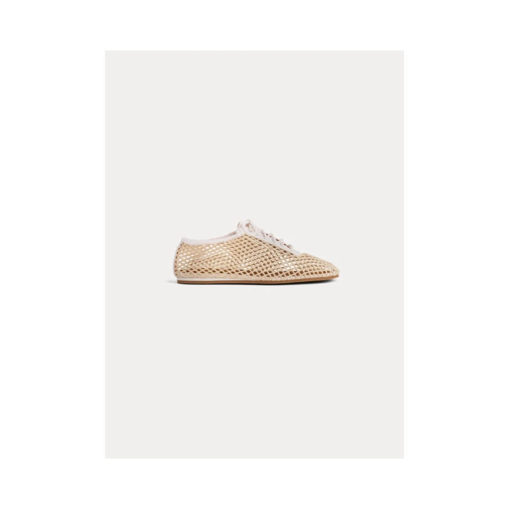 Forte Forte Derbies Plates en Crochet Dames Schoenen Beige