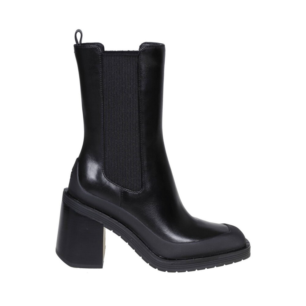 TORY BURCH【関税込み】Gigi 70 パテントレザー アンクルブーツ TORY BURCH】GIGI パテントレザー アンクルブーツ Tロゴ (Tory