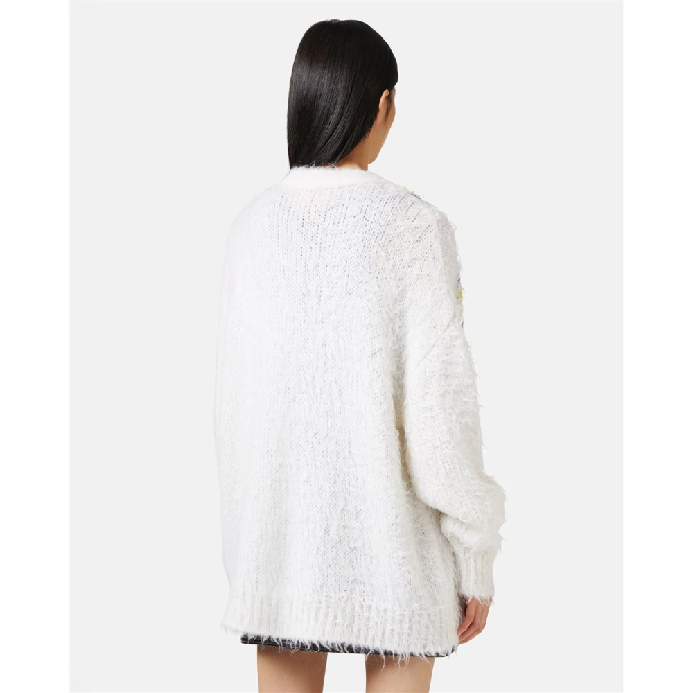 Iceberg Mohair vest met multicolor ruitinzet Multicolor Dames