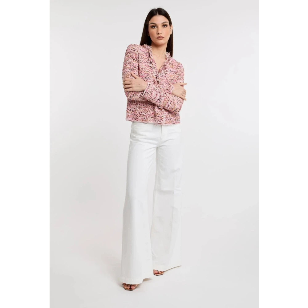 Nine In The Morning Ochtendstijl Denim Jeans Beige Dames