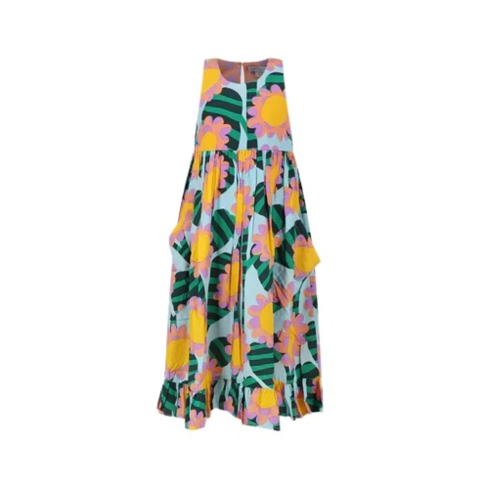 Stella Mccartney Girls Multicolor Dresses, 14 Y, Sleeveless Flower Dress
