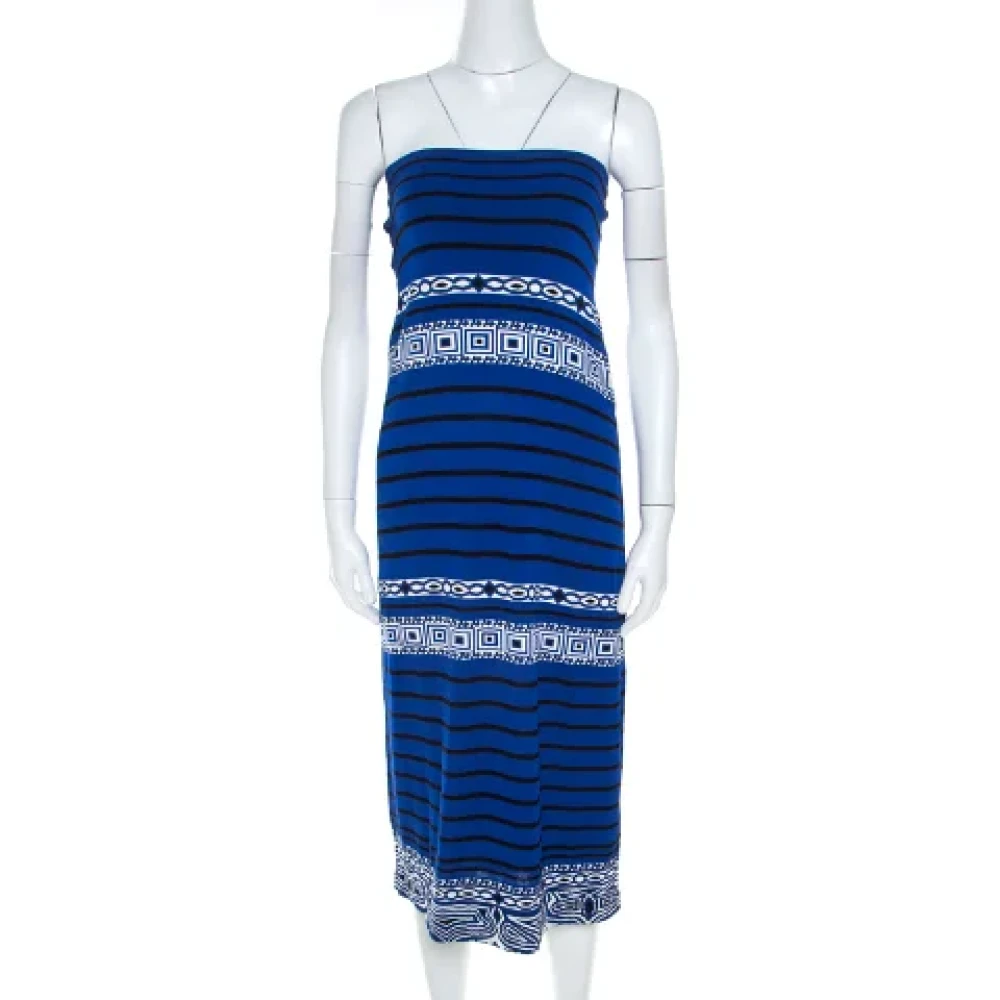 Emilio Pucci Pre-owned Cotton dresses Blue Dames