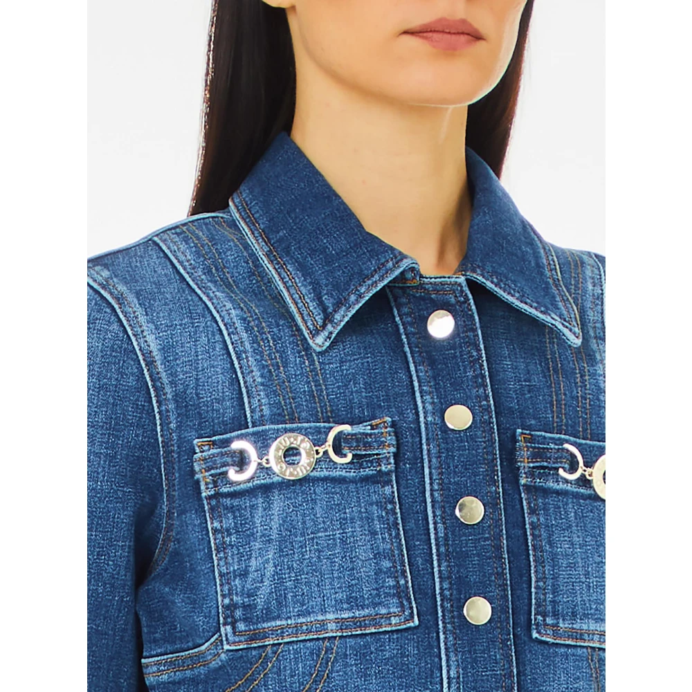 Liu Jo Denim Cropped Jack Blue Dames