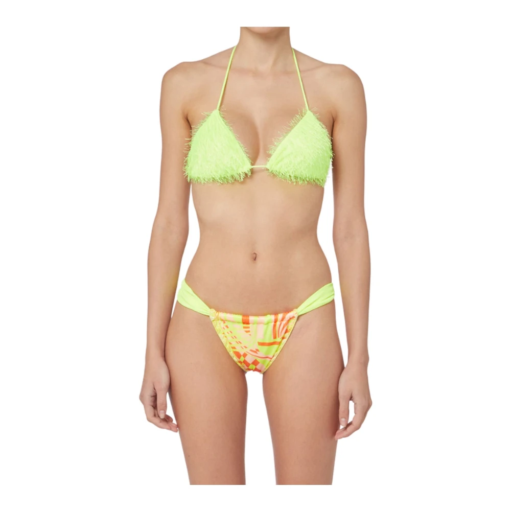 F**k Stijlvolle Bikini Set voor Vrouwen Yellow Dames