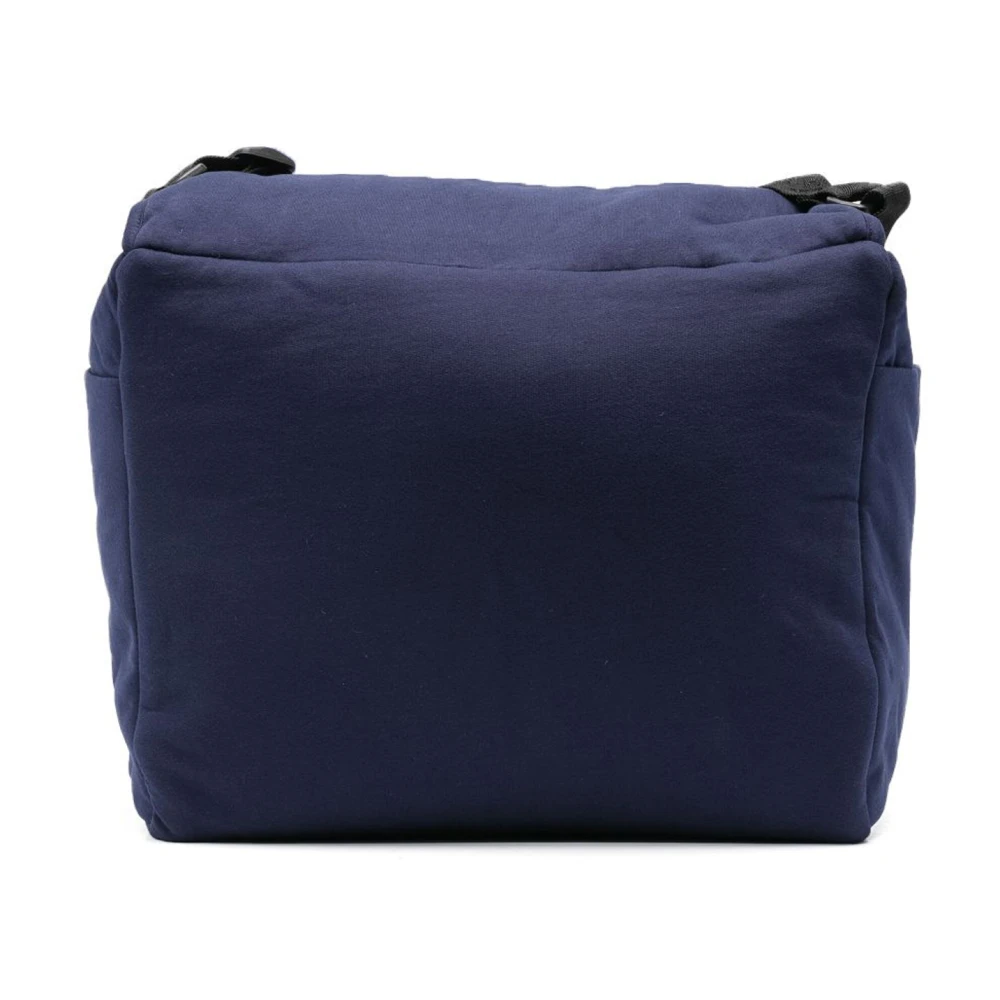 Moschino Blauwe Katoenen Verzorgingstas met Teddybeer Blue Unisex