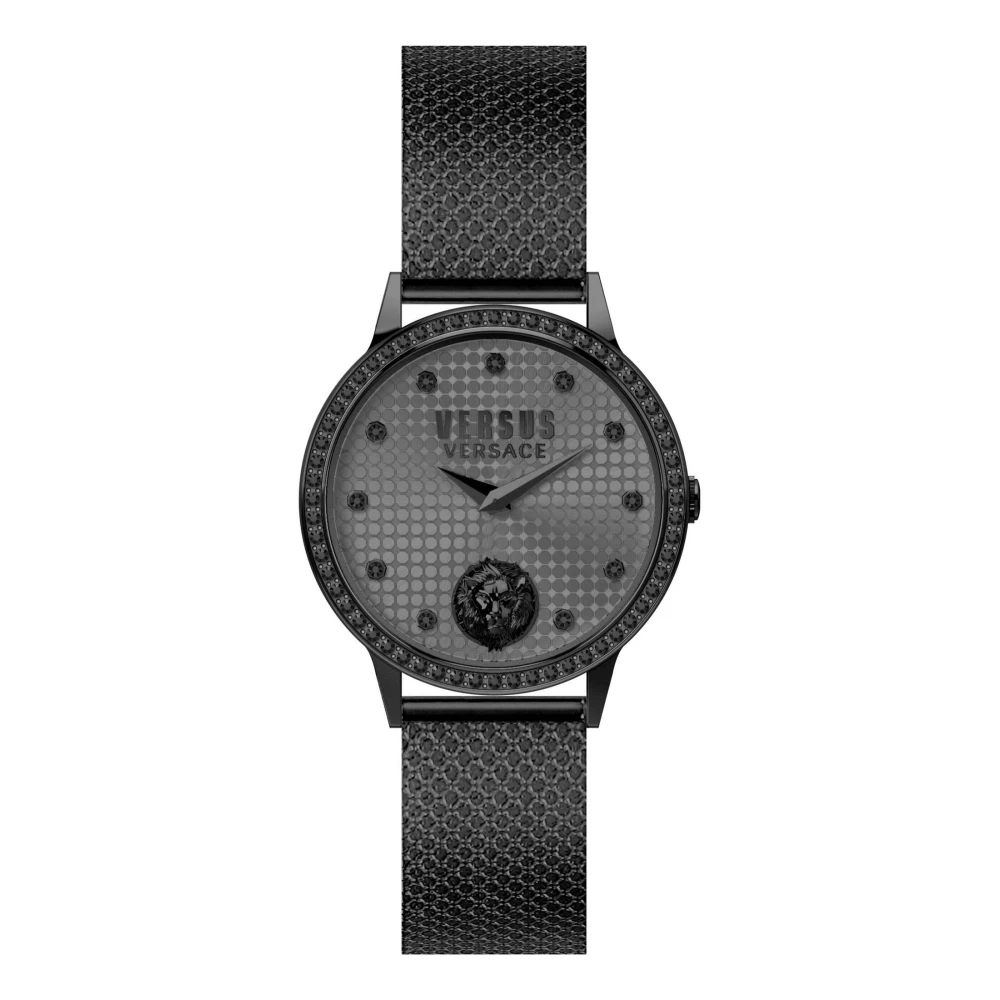 Versus Versace Women's Black Crystal Strandbank Watch - Watches - One Size - Accessories