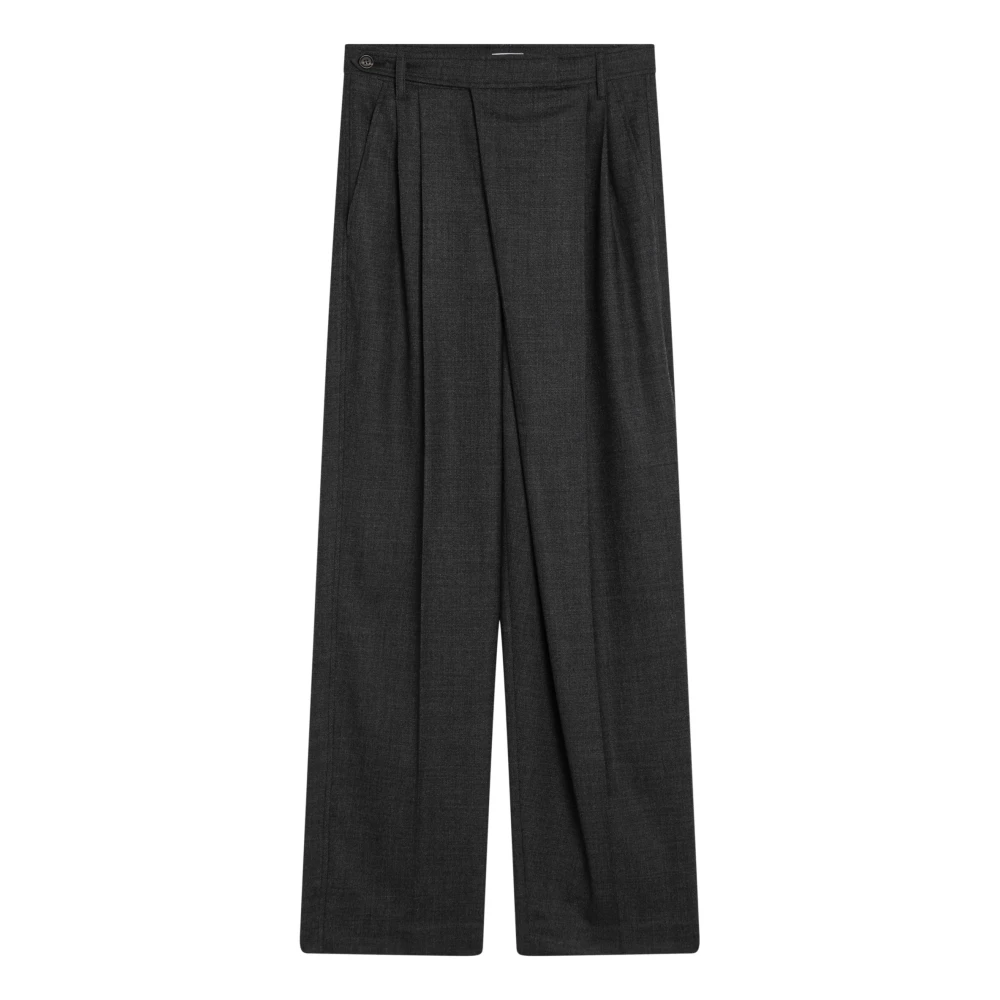 BRUNELLO CUCINELLI Wijde Losse Broek Gray Dames