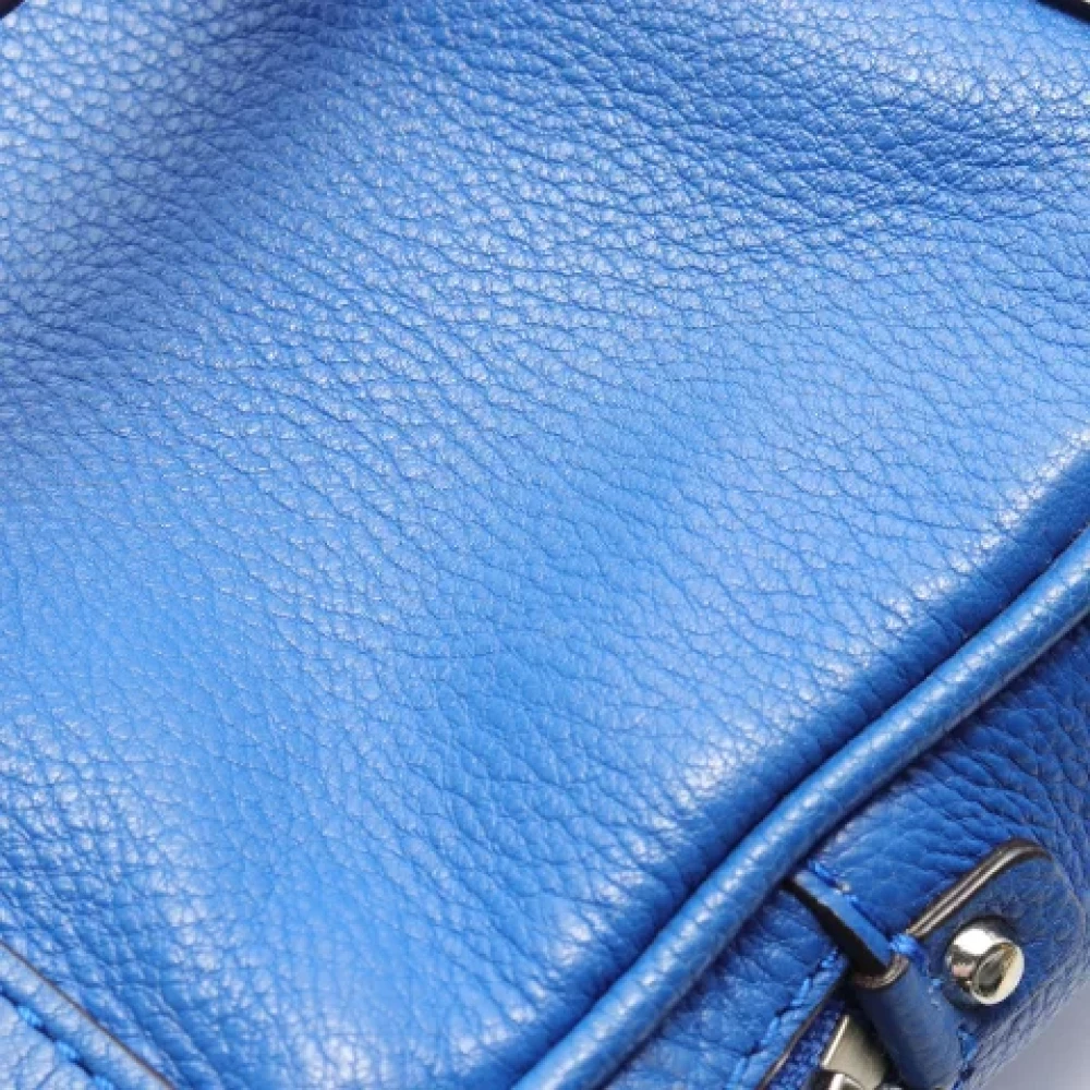 Michael Kors Pre-owned Leather backpacks Blue Dames