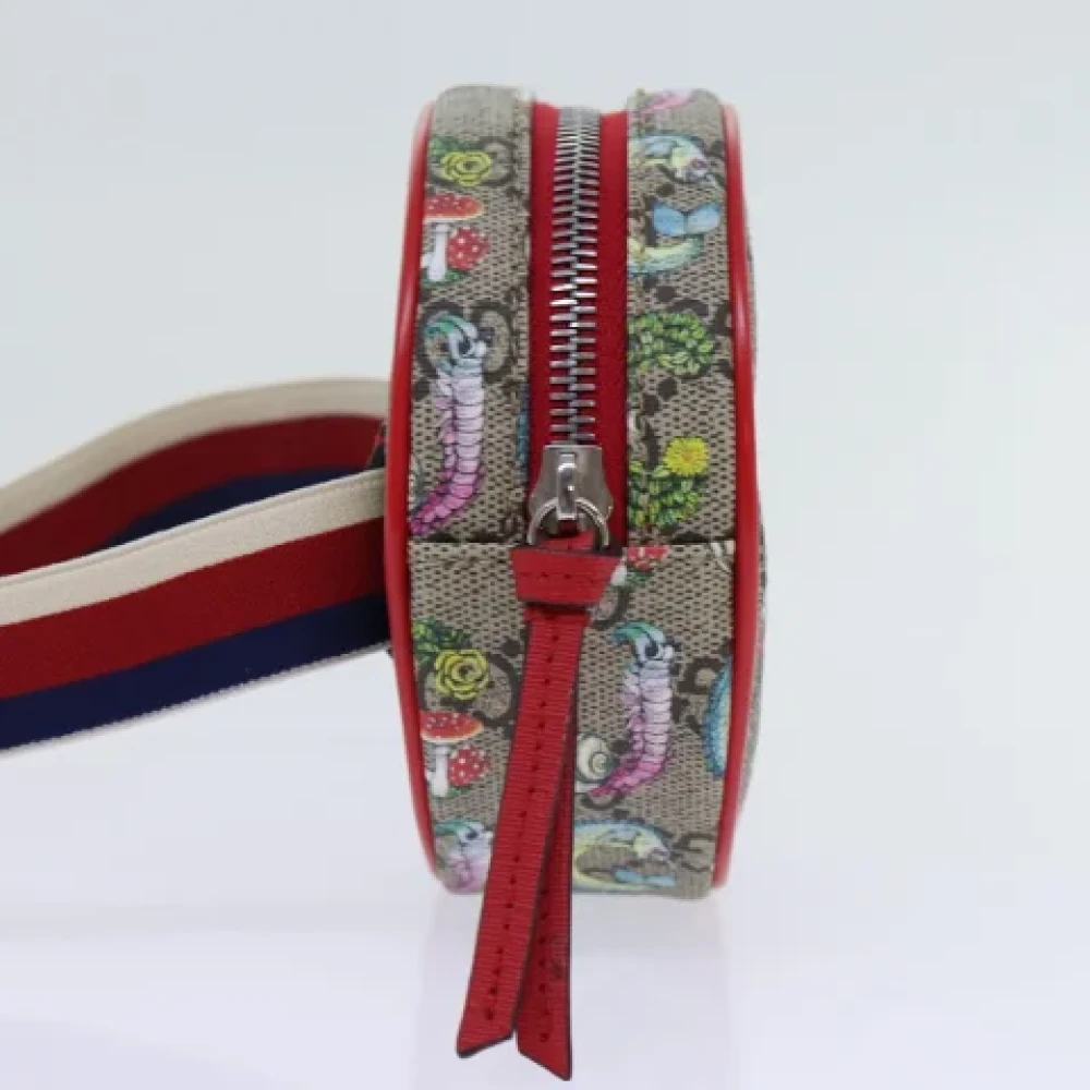 Gucci Vintage Pre-owned Leather pouches Beige Dames
