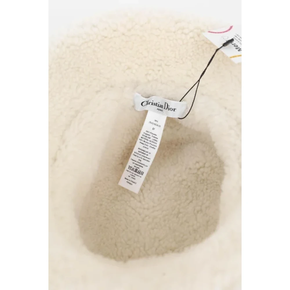 Dior Vintage Pre-owned Polyester hats Black Dames