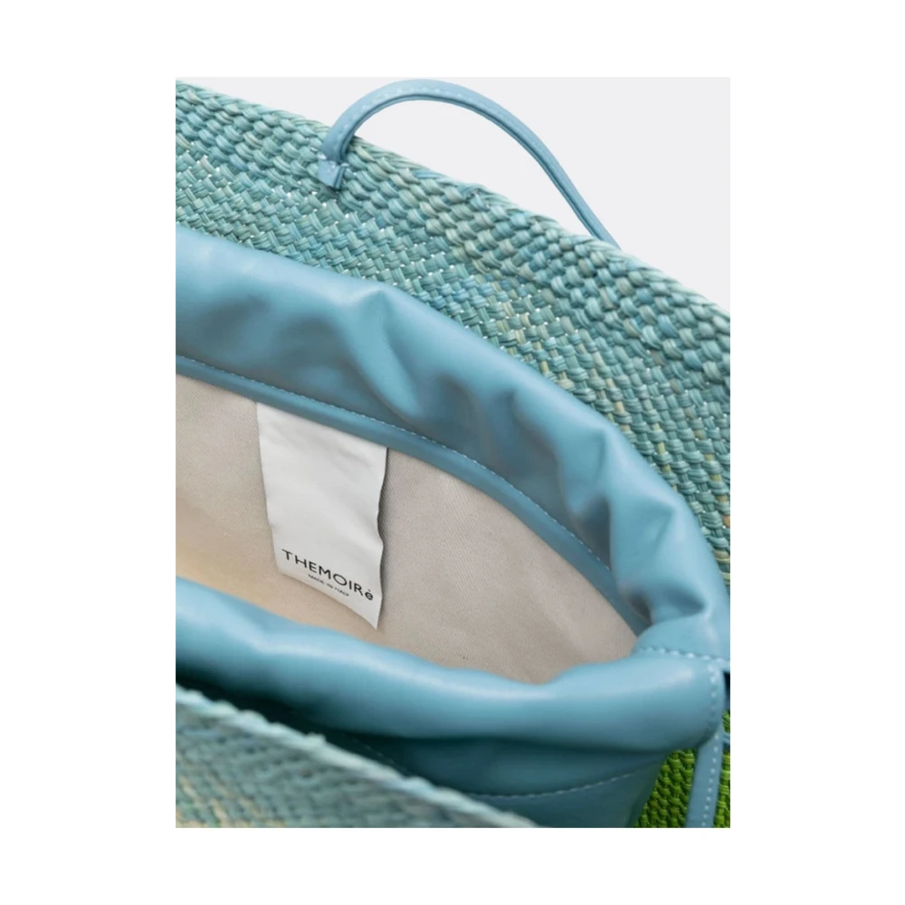 THEMOIRè Straw Clutch Tas Blue Dames